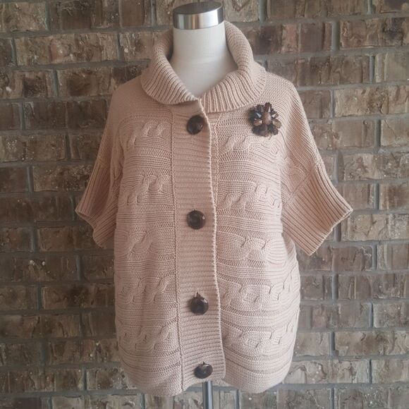 TALBOT'S Cable Knit Sweater- Size Medium - Picture 1 of 6